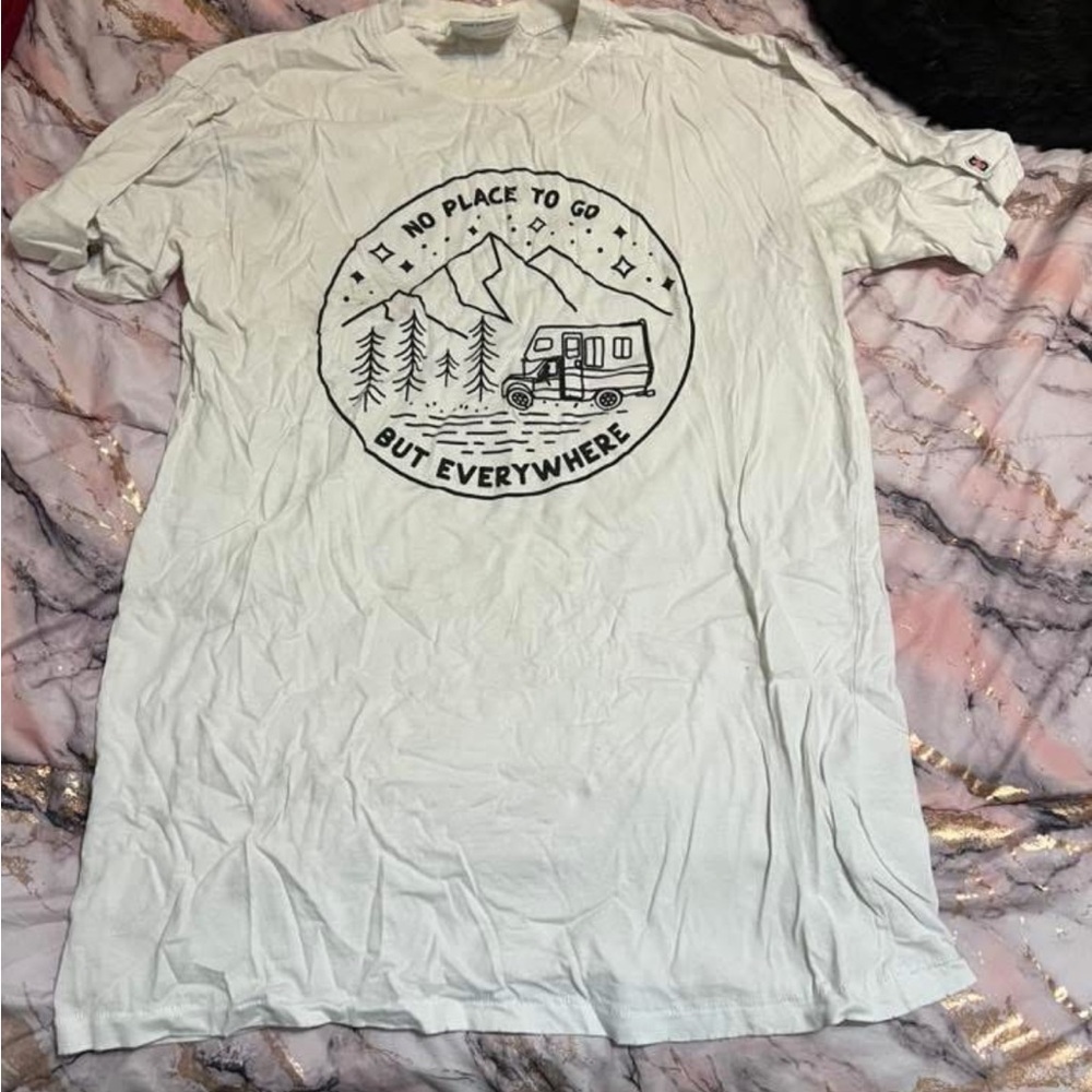White Graphic T-Shirt